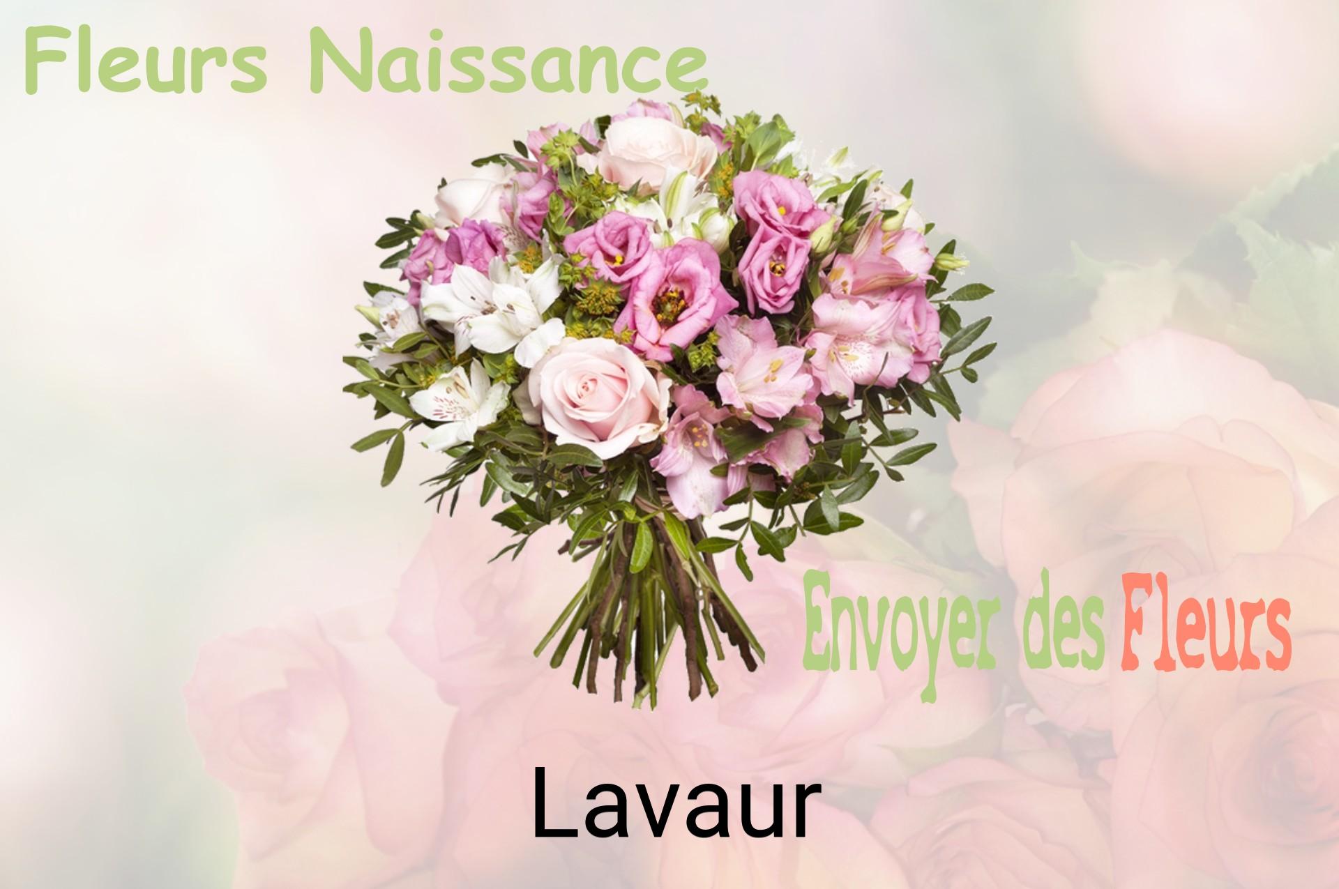 Bouquet de fleurs de naissance livré à Lavaur